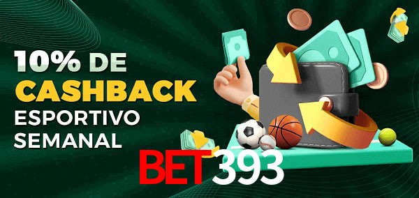 10% de bônus de cashback na Bet393
